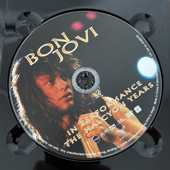 BON JOVI IN PERFORMANCE THE HALCYON YEARS FOOTAGE DVD BOOK - Picture 8 of 9